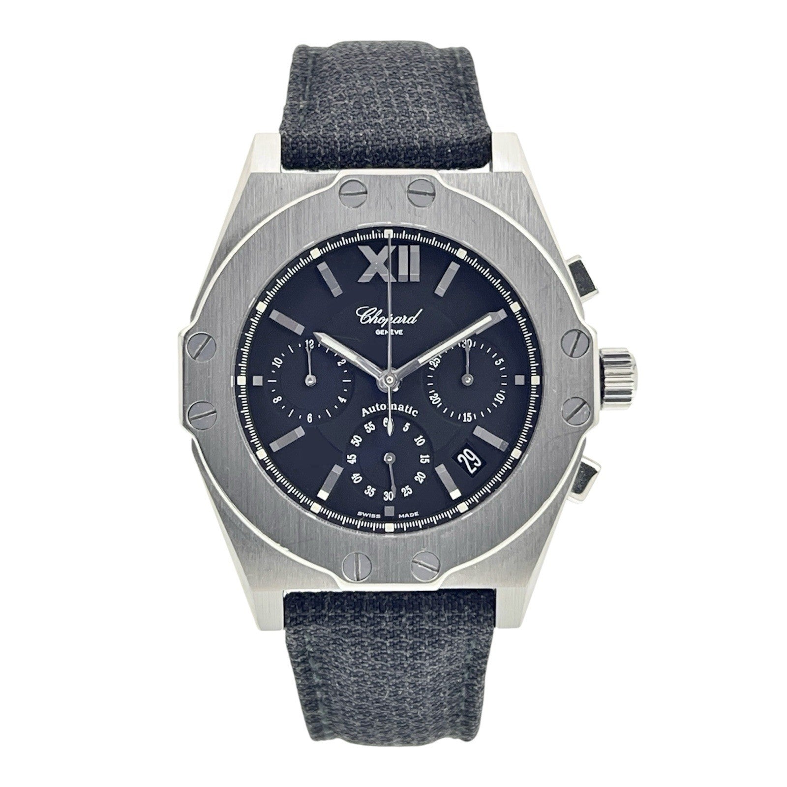 Chopard Moritz Stainless Steel Black Dial 37.5mm Automatic Men’s Watch 8352
