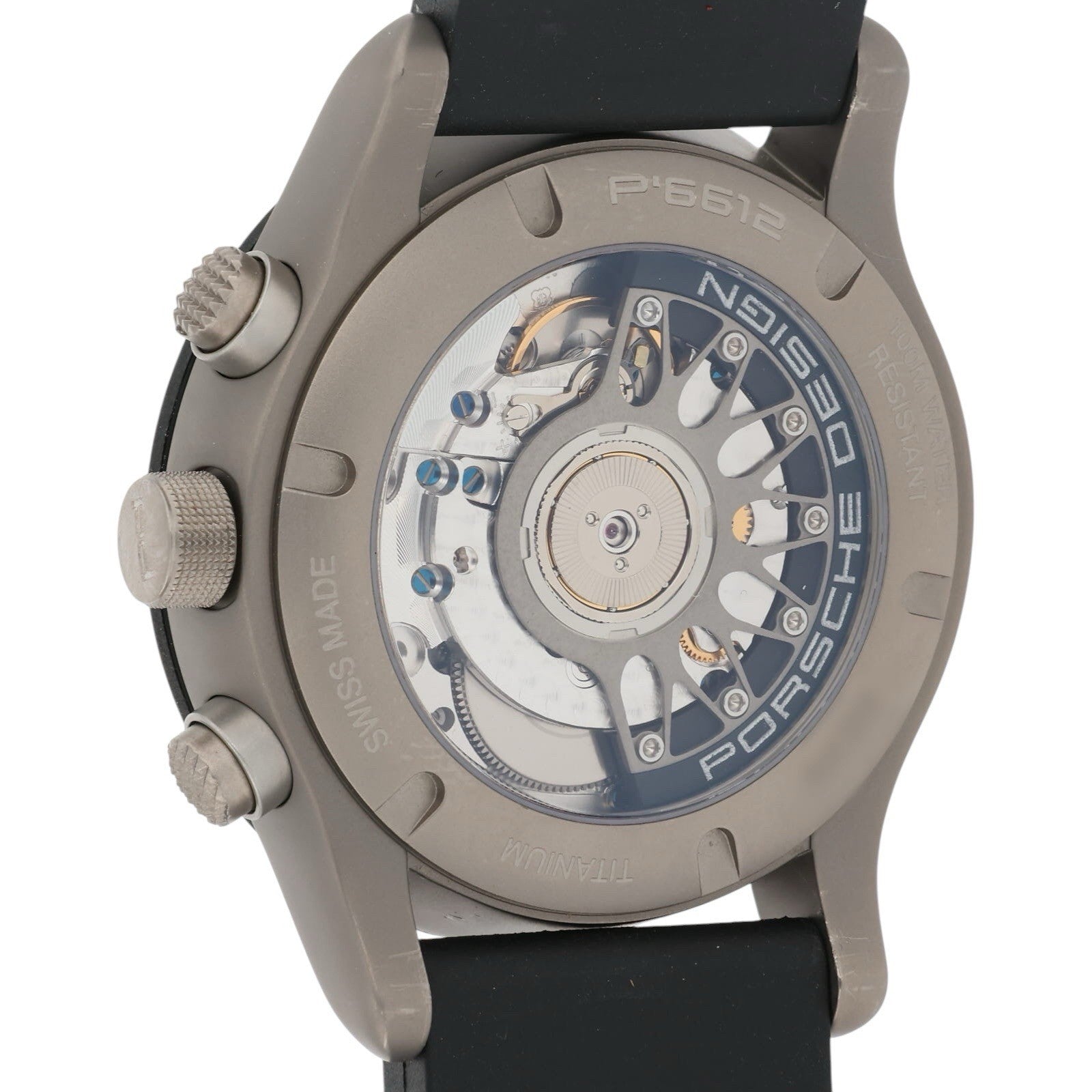 Porsche Design Dashboard Titanium Black Dial 42mm Automatic Mens 6612.15/3