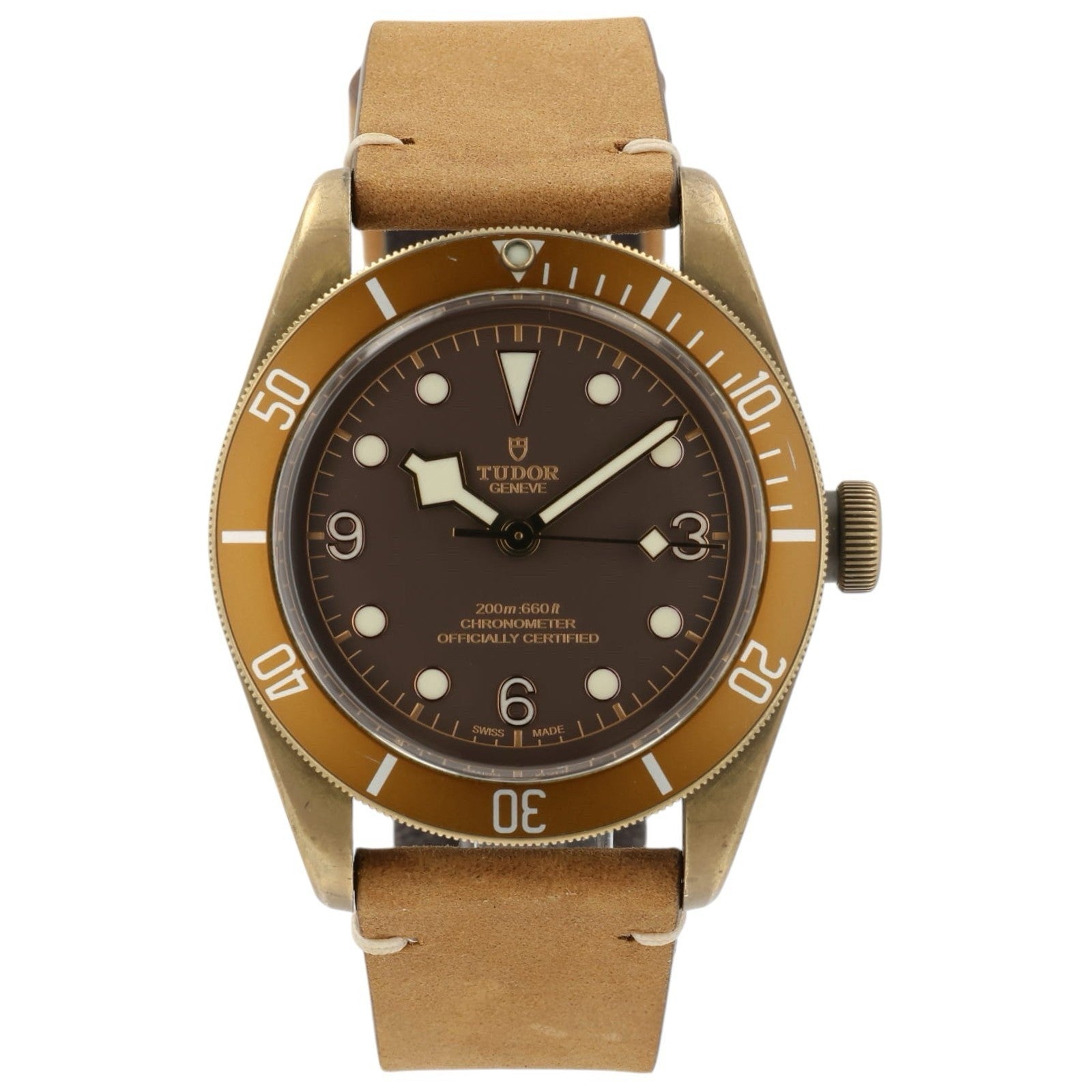 Tudor Black Bay Brown Dial Bronze 43mm Automatic Movement Men’s Watch 79250BM