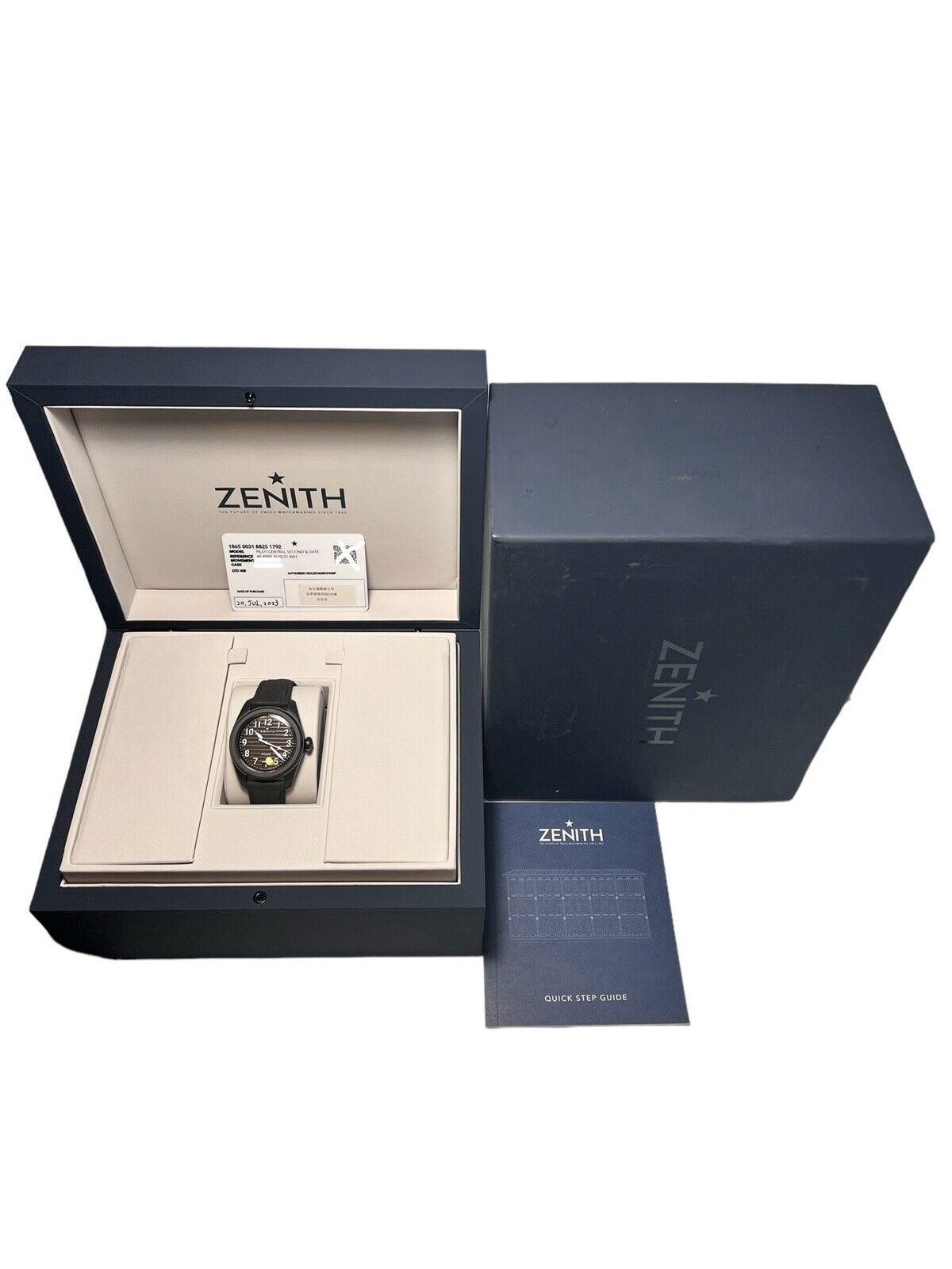 2023 Zenith Pilot Ceramic Black 40mm Automatic Men’s Watch 49.4000.3620