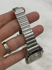 2025 Cartier Santos Automatic Stainless White Dial Midsize Watch 35mm WSSA0029
