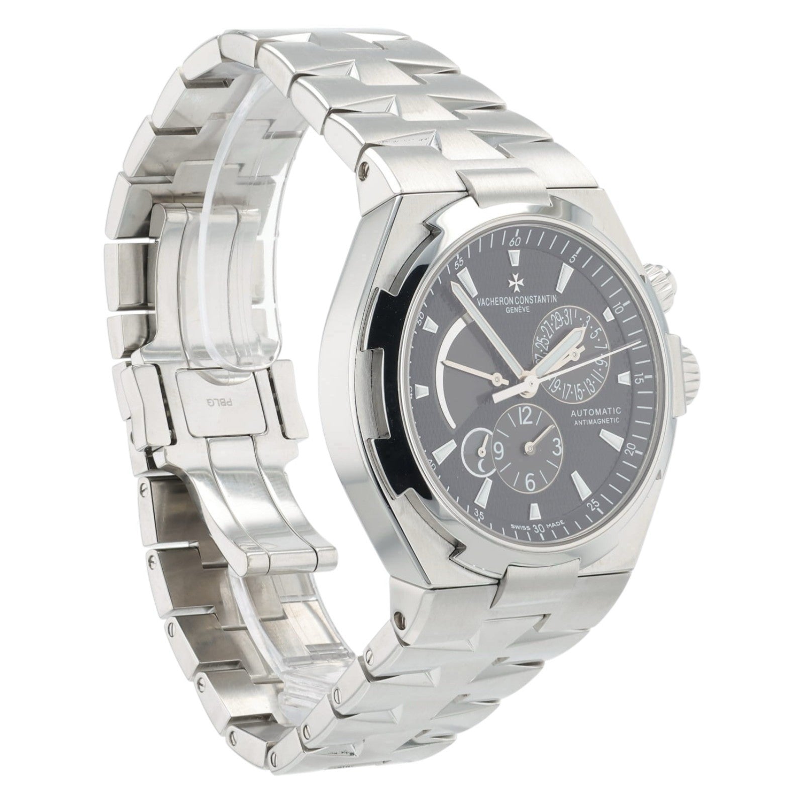 Vacheron Constantin Black Dial Stainless Steel 42mm Automatic Men’s Watch 47450