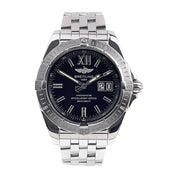 Breitling Cockpit Stainless Steel Black Dial 41mm Automatic Men’s Watch A49350