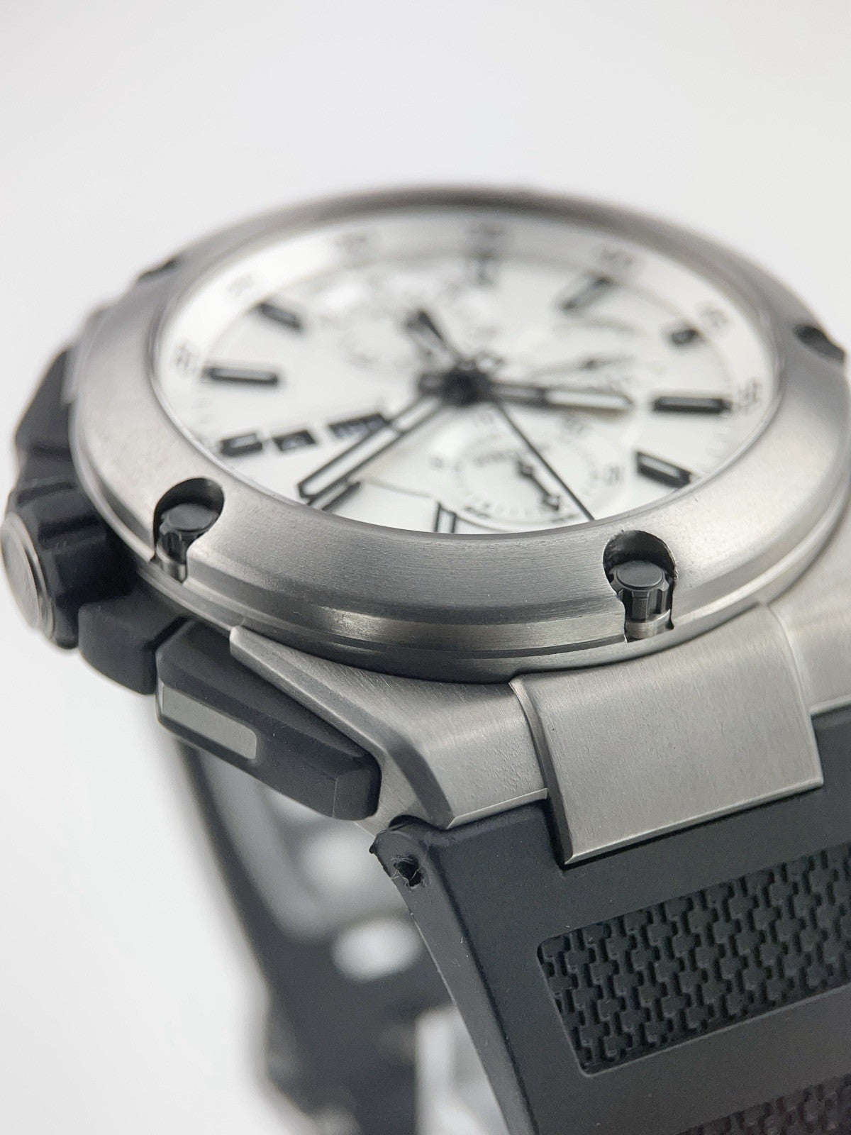 IWC Ingenieur Chrono Titanium Silver Dial 45mm Automatic Men's Watch IW386501