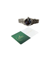 Rolex Oyster Perpetual Date Steel Blue Dial 34mm Automatic Mens Watch 15200