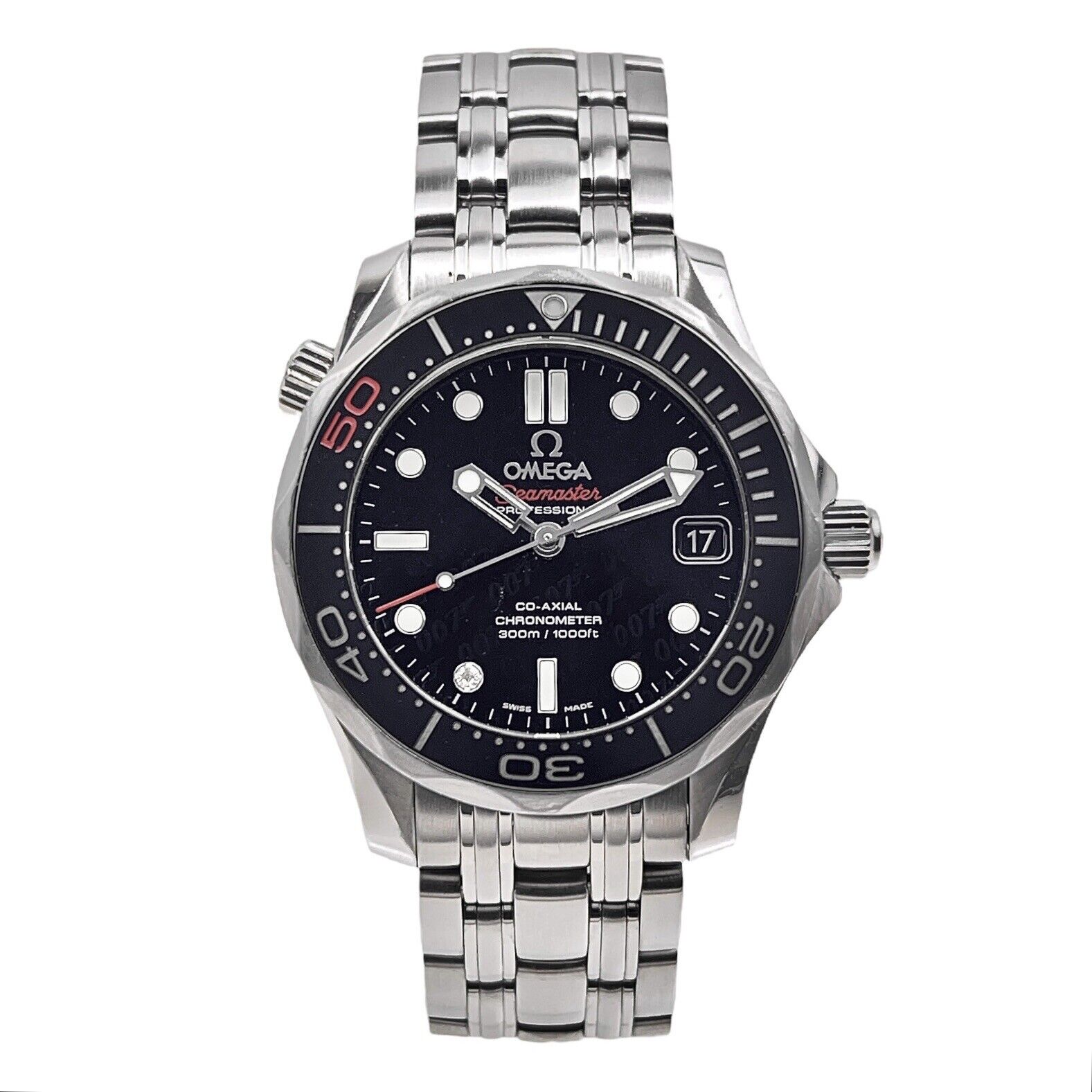 Omega Seamaster Midsize 36mm James Bond LE Mens Watch 212.30.36.20.51.001