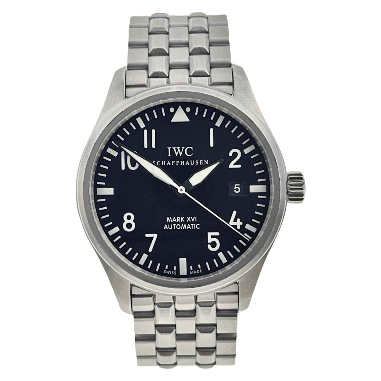 IWC Pilot Mark Stainless Steel Black Dial 39mm Automatic Men’s Watch IW325504