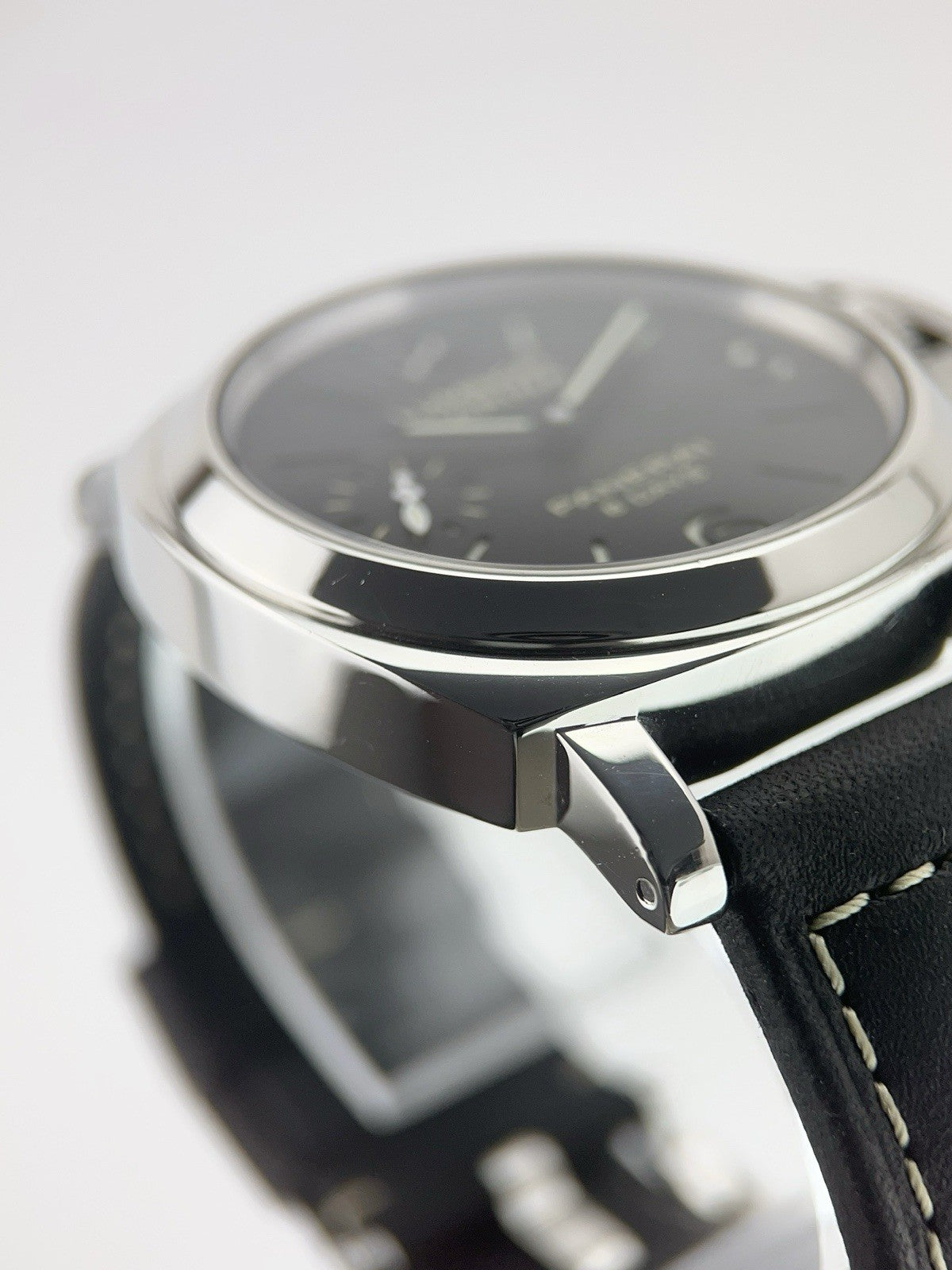 Panerai Luminor Marina Stainless Steel Black Dial 44mm Manual Wind Mens PAM00510