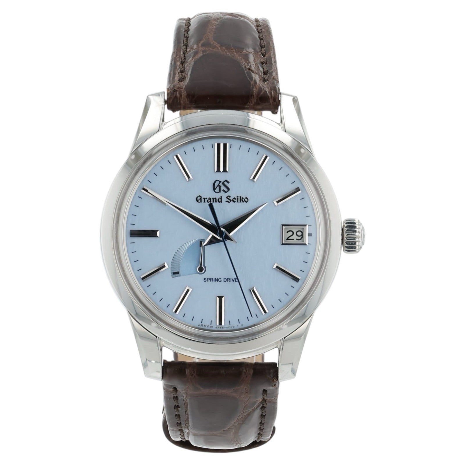 Grand Seiko SkyFlake Blue Dial Stainless Steel 40mm Automatic Mens Watch SBGA407