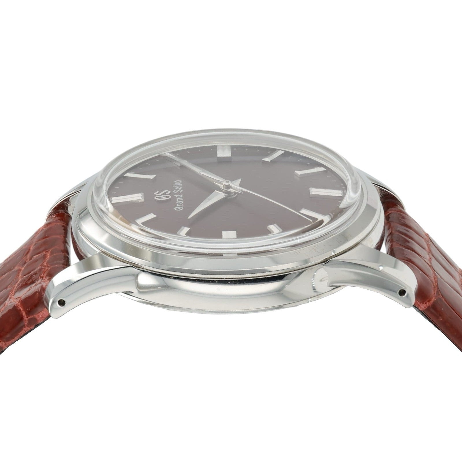 Grand Seiko Flow of Seasons Burgundy Dial Steel 37.3mm Manual Wind Mens SBGW287G
