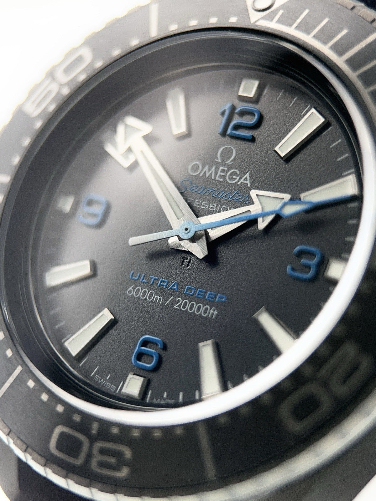 Omega Seamaster Ultra Deep Titanium Black Dial 45.5mm Auto 215.92.46.21.01.001