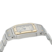 Cartier Santos Gold & Steel Silver Dial 24mm Quartz Women's Watch 1057930