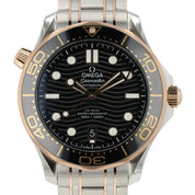 Omega Seamster Black Dial Steel And Rose Gold 42mm Automatic 210.20.42.20.01.001