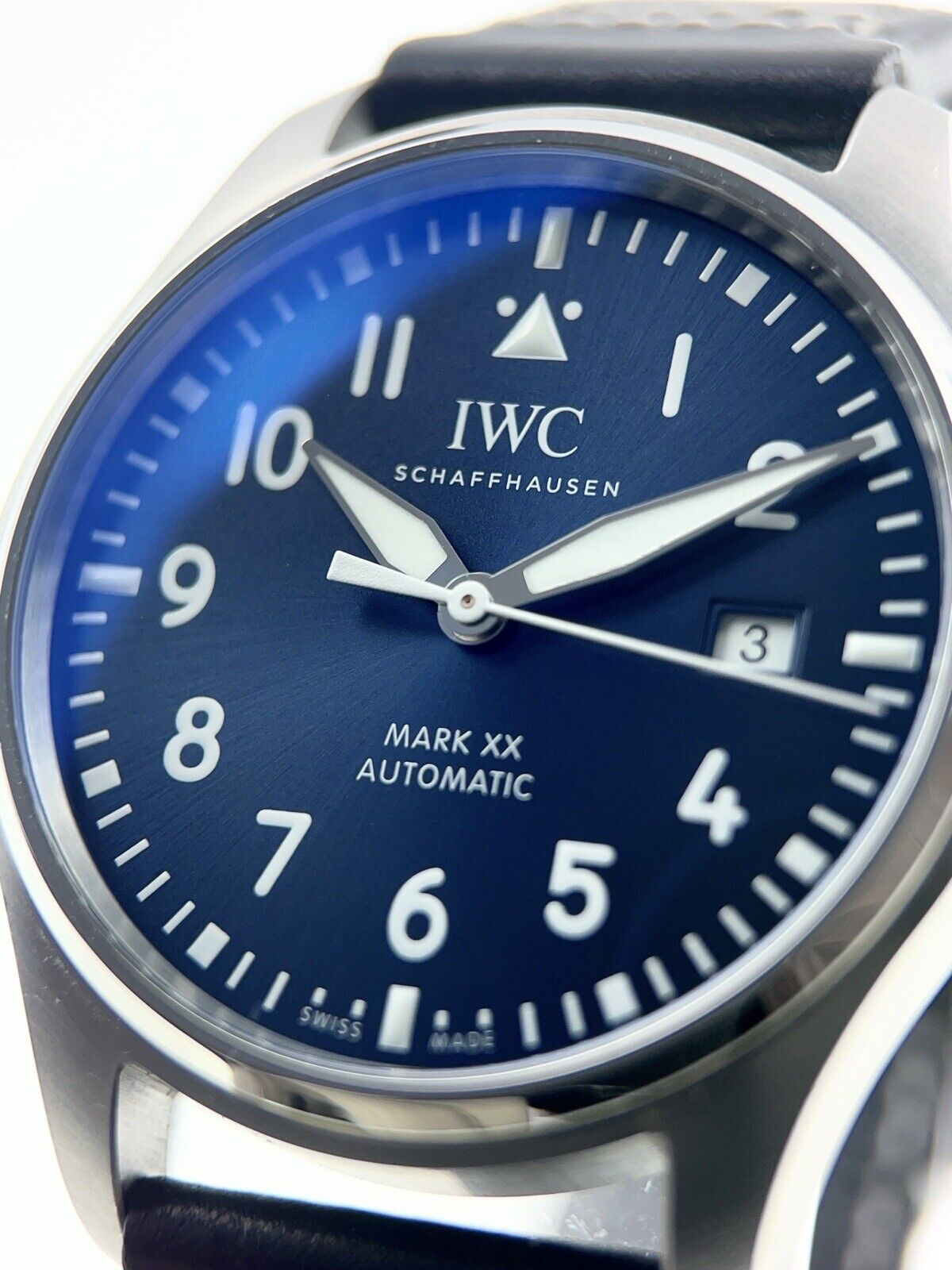 IWC Pilot Mark XX Steel Blue 40mm Automatic Men’s Watch IW328203 - B/P