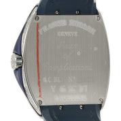 Franck Muller Vanguard Diamond Steel Blue Dial 45mm Automatic Mens V45SCDT