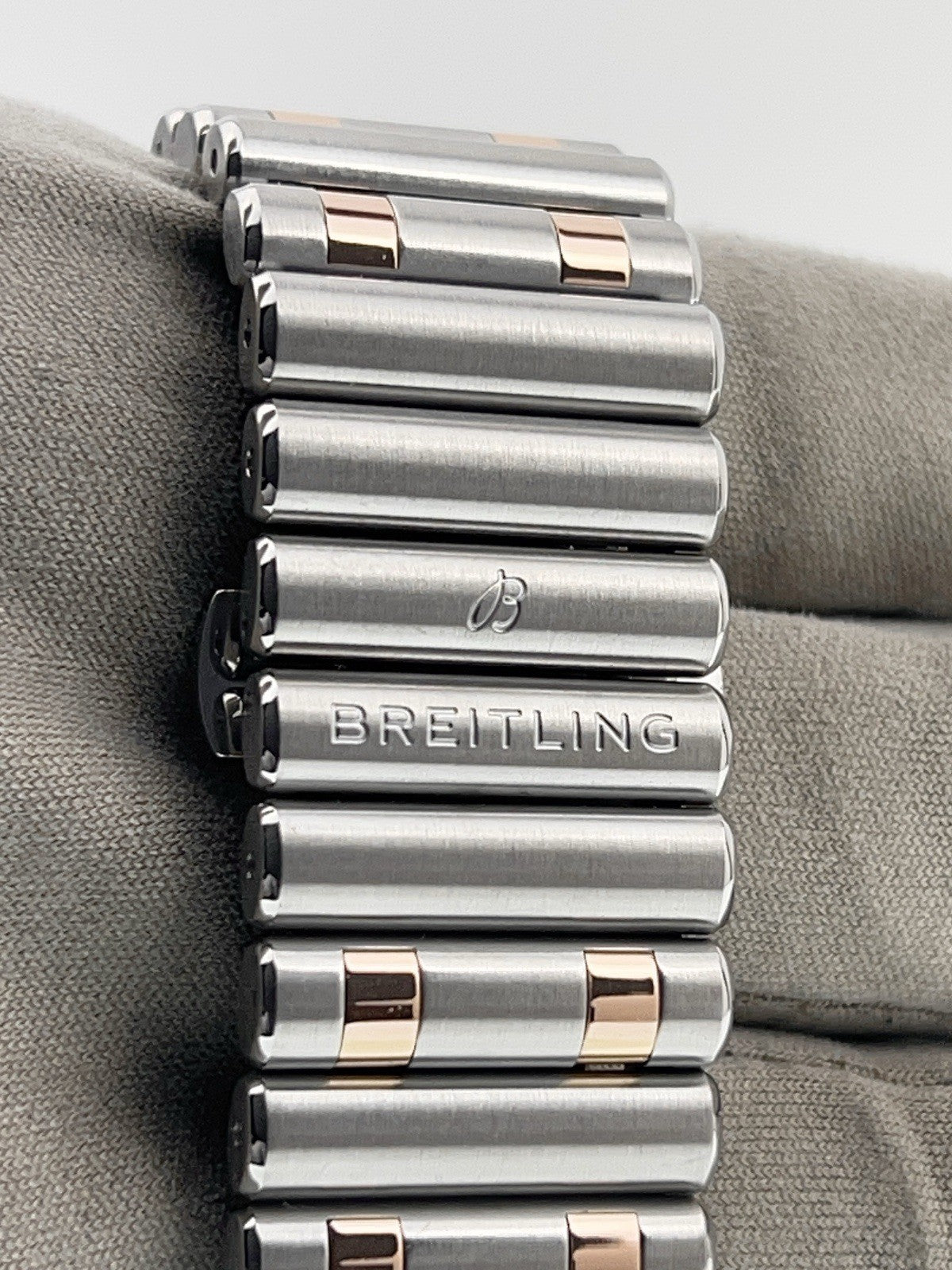 Breitling Chronomat Gold & Steel Blue Dial 44mm Automatic Men’s Watch UB0134