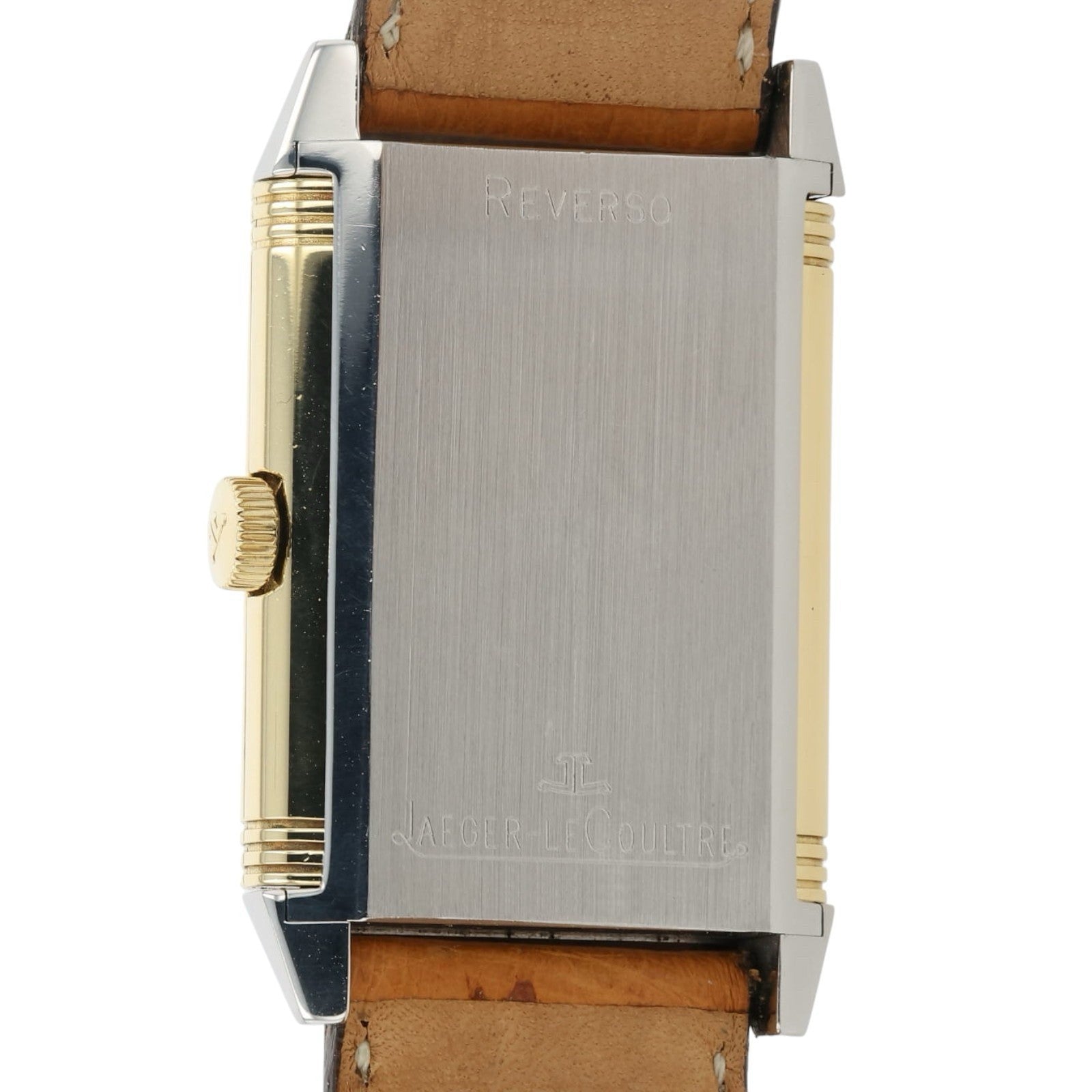 Jaeger-LeCoultre Reverso 18k Yellow Gold & Steel Silver Dial 26x42mm 270.8.62