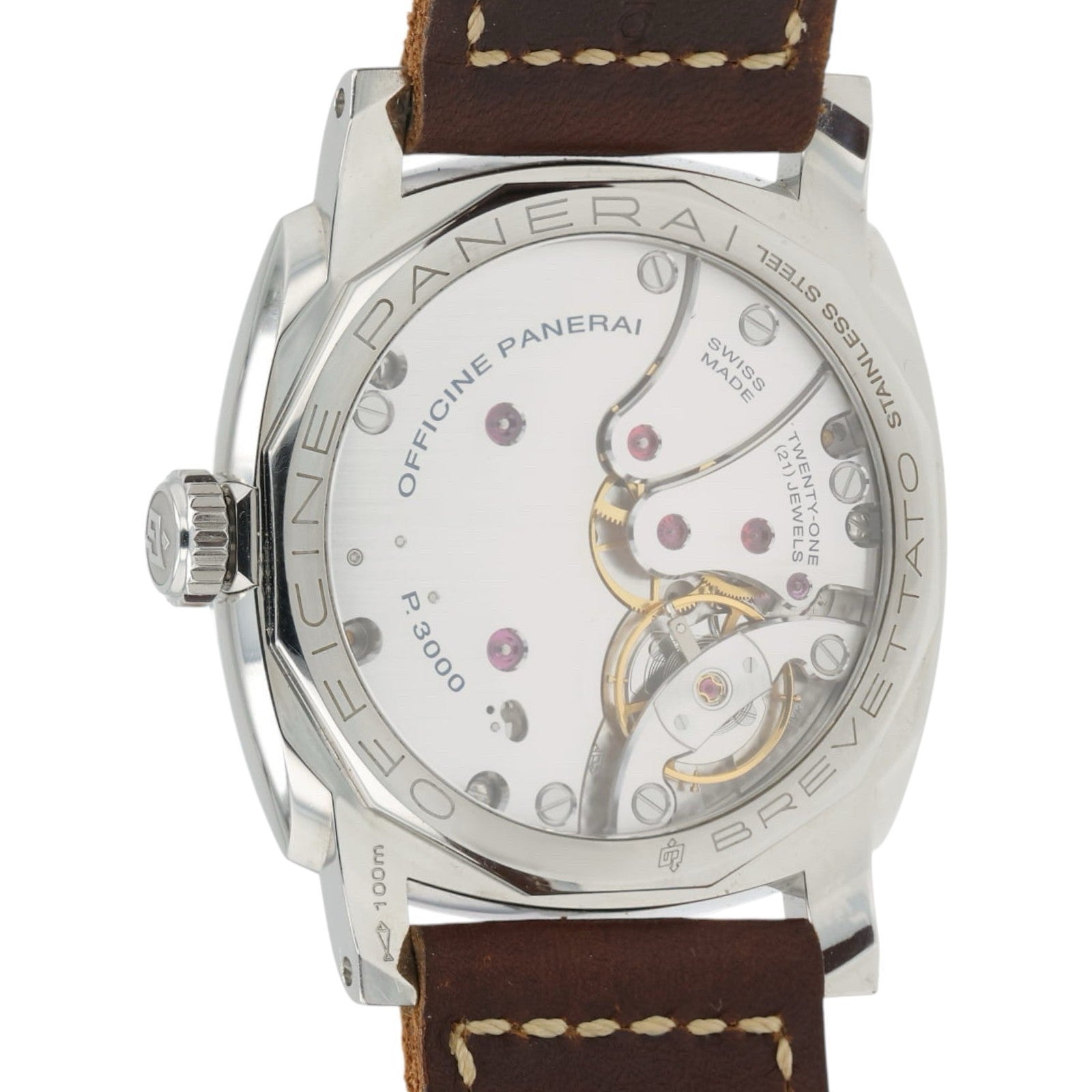 Panerai Radiomir Brown Dial Stainless Steel 47mm Manual Wind Men’s PAM00662
