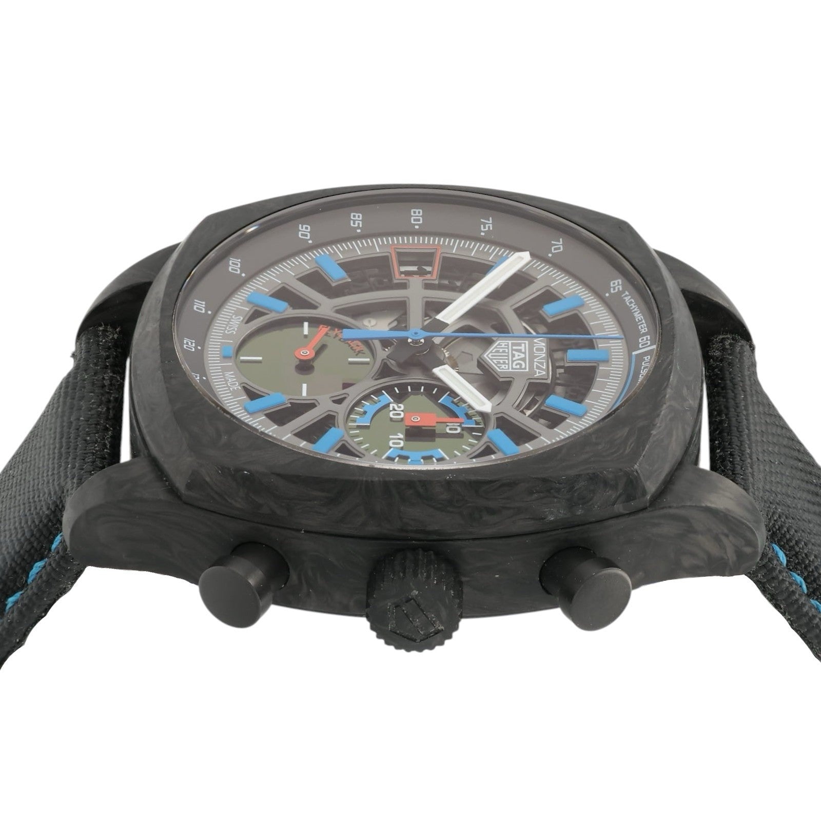 Tag Heuer Monza Skeleton Dial Carbon 42mm Automatic Movement Men’s Watch CR5090