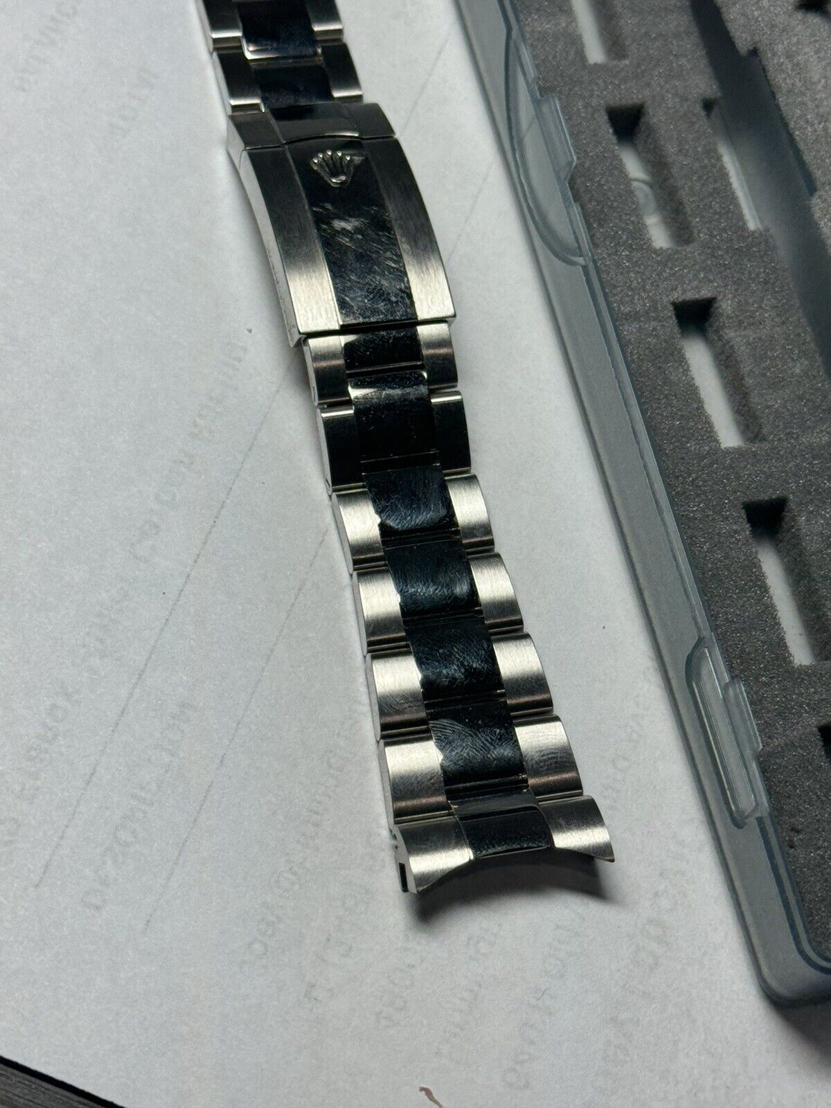 Rolex 72220 Steel OYSTER Bracelet for Skydweller W/ Case - FULL LINKS