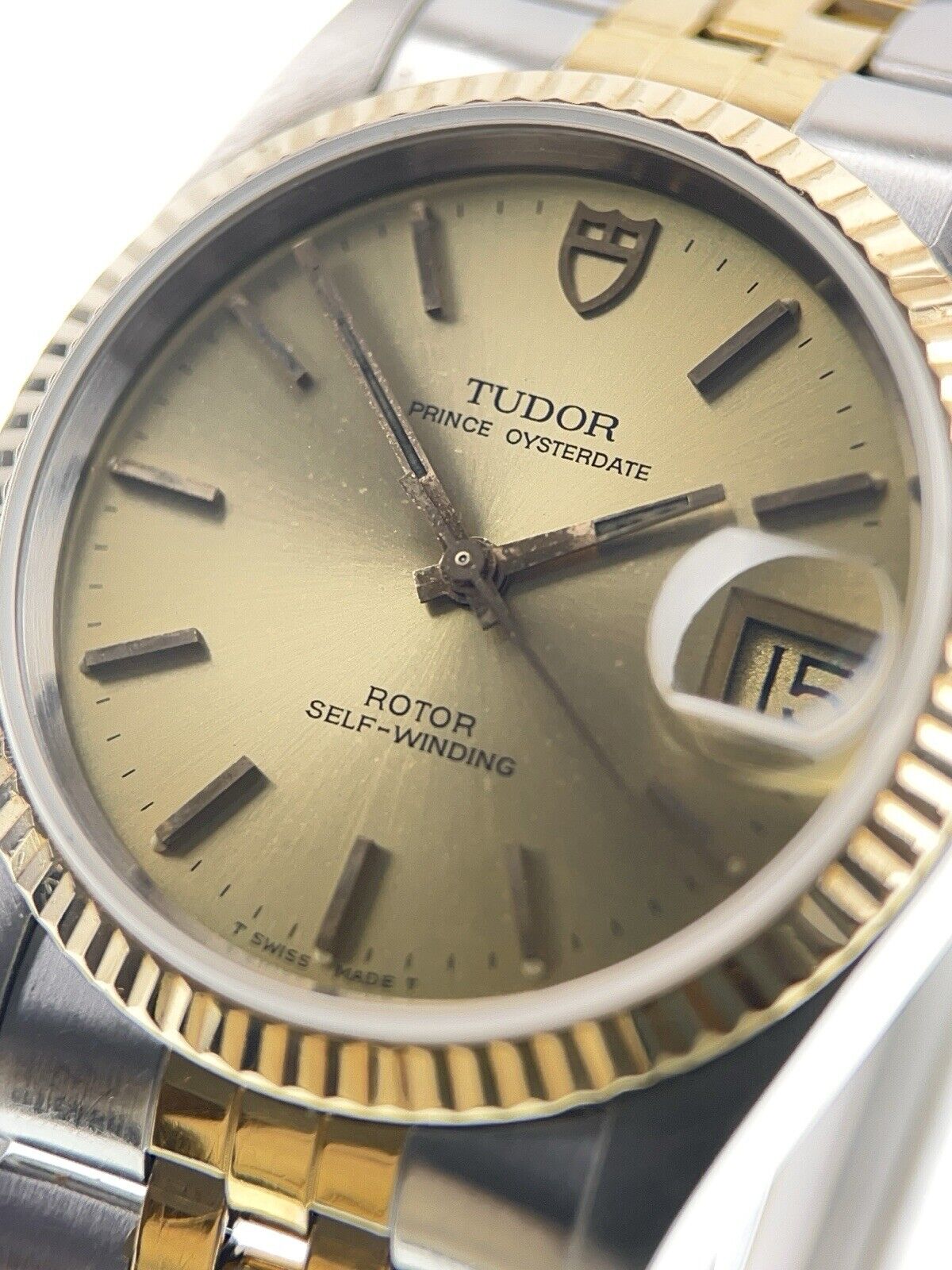 Tudor Prince Date Steel & Gold 34mm Automatic Movement Men’s Watch 74033