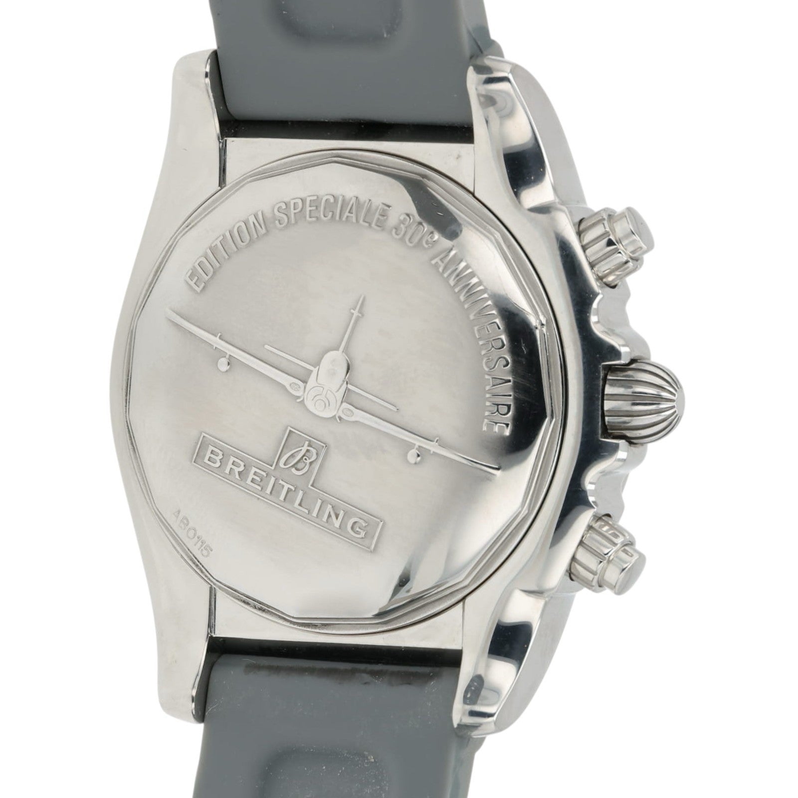 Breitling Chronomat Black Dial Stainless Steel 44mm Automatic Men’s Watch AB0115