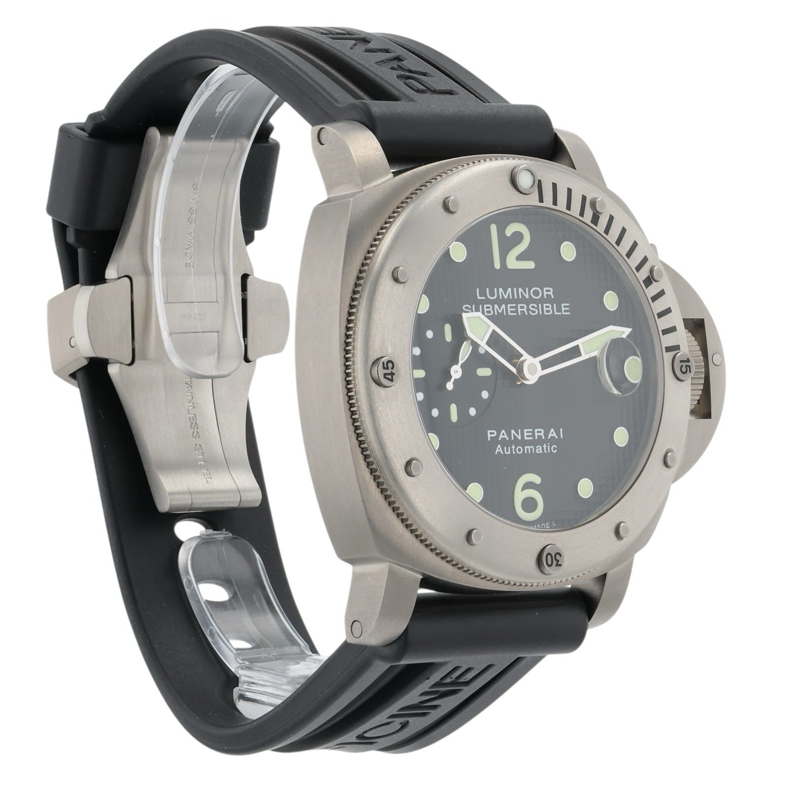 Panerai Luminor Submersible Black Dial Titanium 44mm Automatic Men’s PAM00025