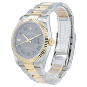 NEW 2025 Rolex Datejust Wimbledon Gold & Steel Gray Dial 36mm Men's Watch 126233
