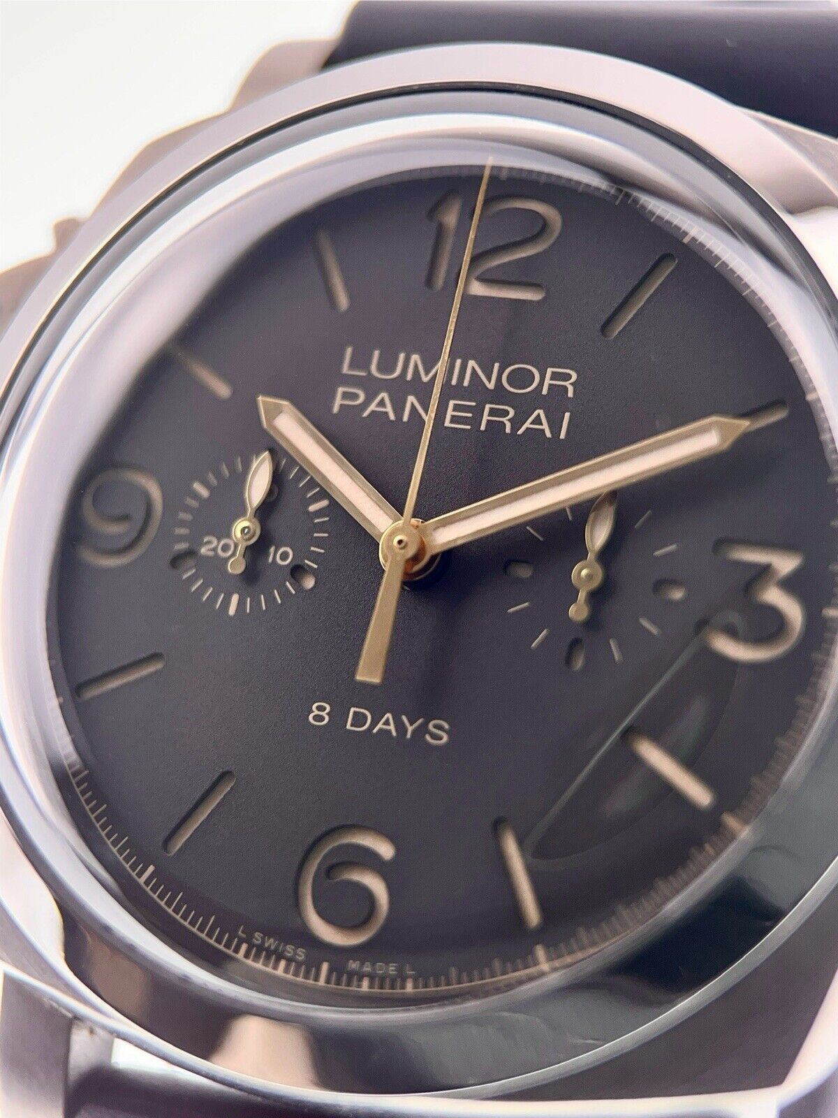 Panerai Luminor 1950 Titanium Brown Dial 47mm Manual Wind Men’s Watch PAM00579