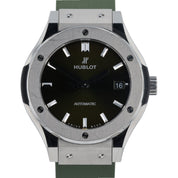 Hublot Classic Fusion Green Dial Titanium 38mm Auto Men's Watch - 565.NX.8970.LR