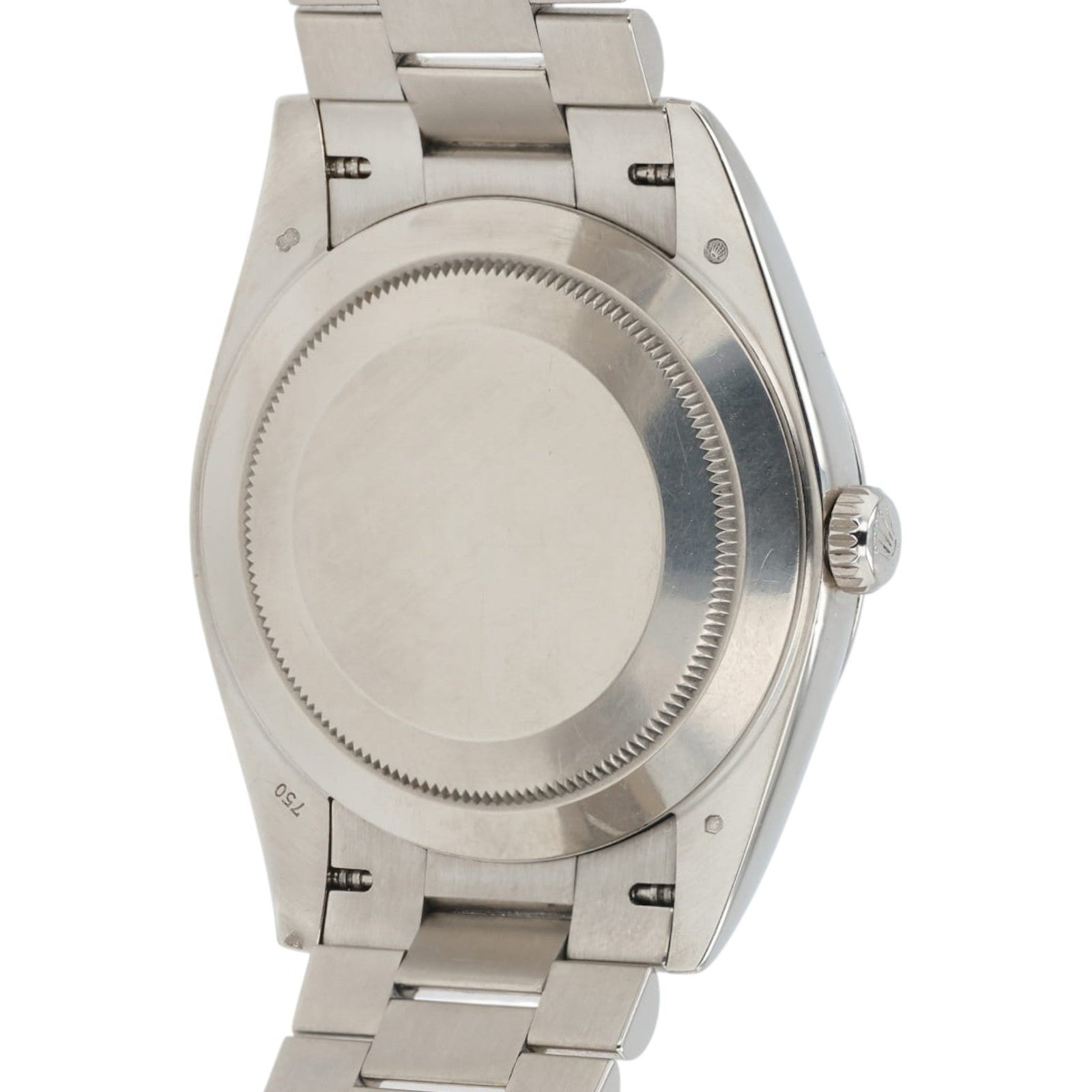 Rolex Day Date Silver Motif Dial 18k White Gold 40mm Auto Men's Watch 228239