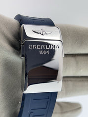 Breitling Navitimer World Stainless Steel Blue Dial 46mm Automatic Mens A24322