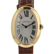 Cartier Baignoire Silver Dial 18k Yellow Gold 31x24mm Quartz Women’s W8000009