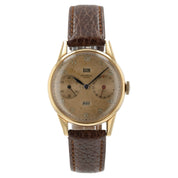 Universal Geneve Triple Date 18k Rose Gold 32.5mm Manual Wind Men’s Watch 113C1