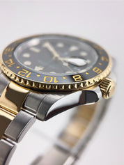 Rolex GMT-Master II Steel & Gold Black Dial 40mm Automatic Men’s Watch 116713