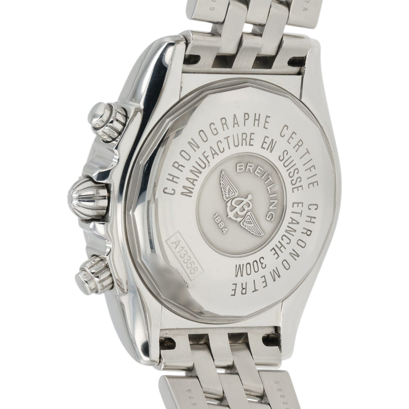 Breitling Chronomat Evolution Red Dial Stainless Steel 43mm Auto Mens A13356