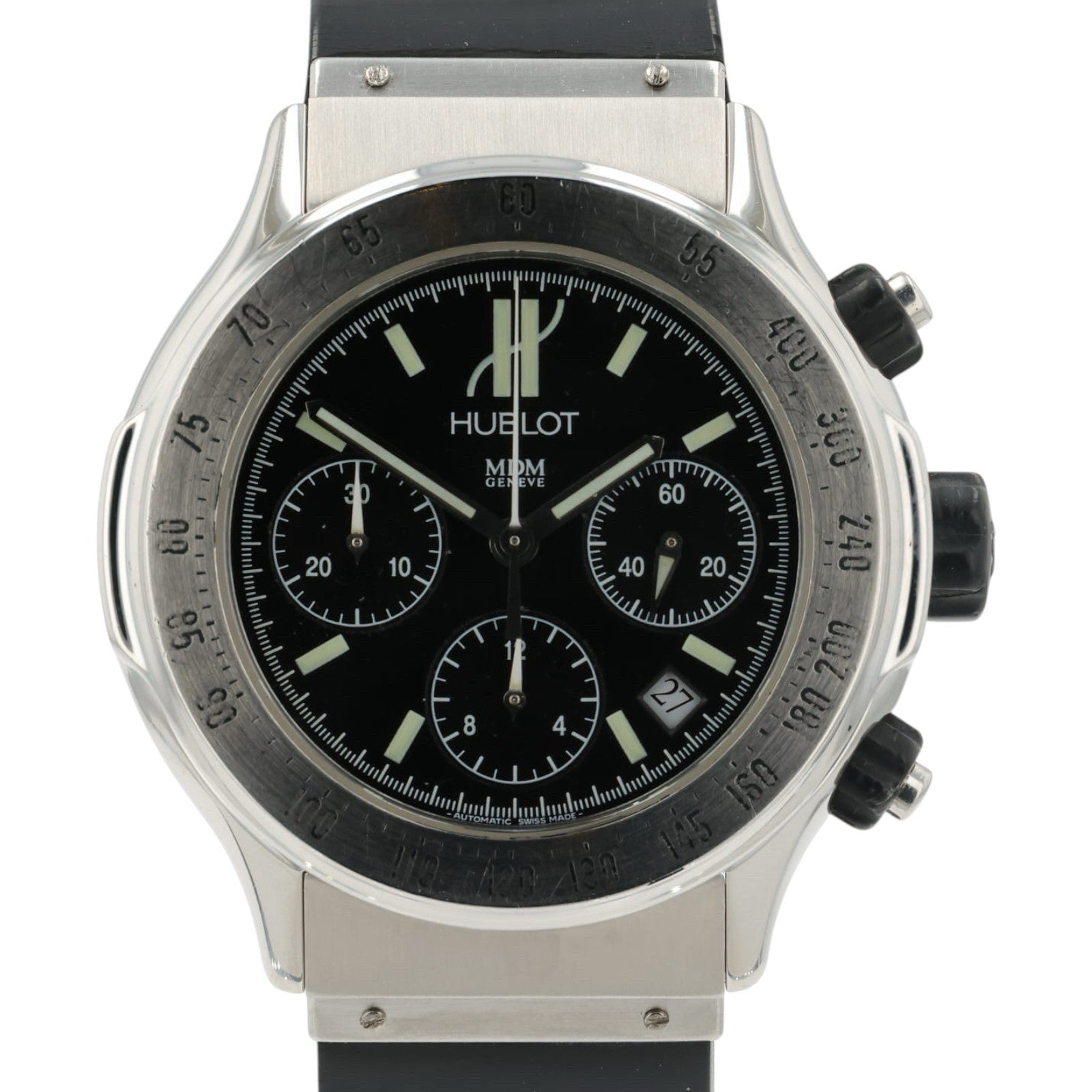 Hublot Super B Black Dial Stainless Steel 42mm Automatic Movement Men’s 1920.1