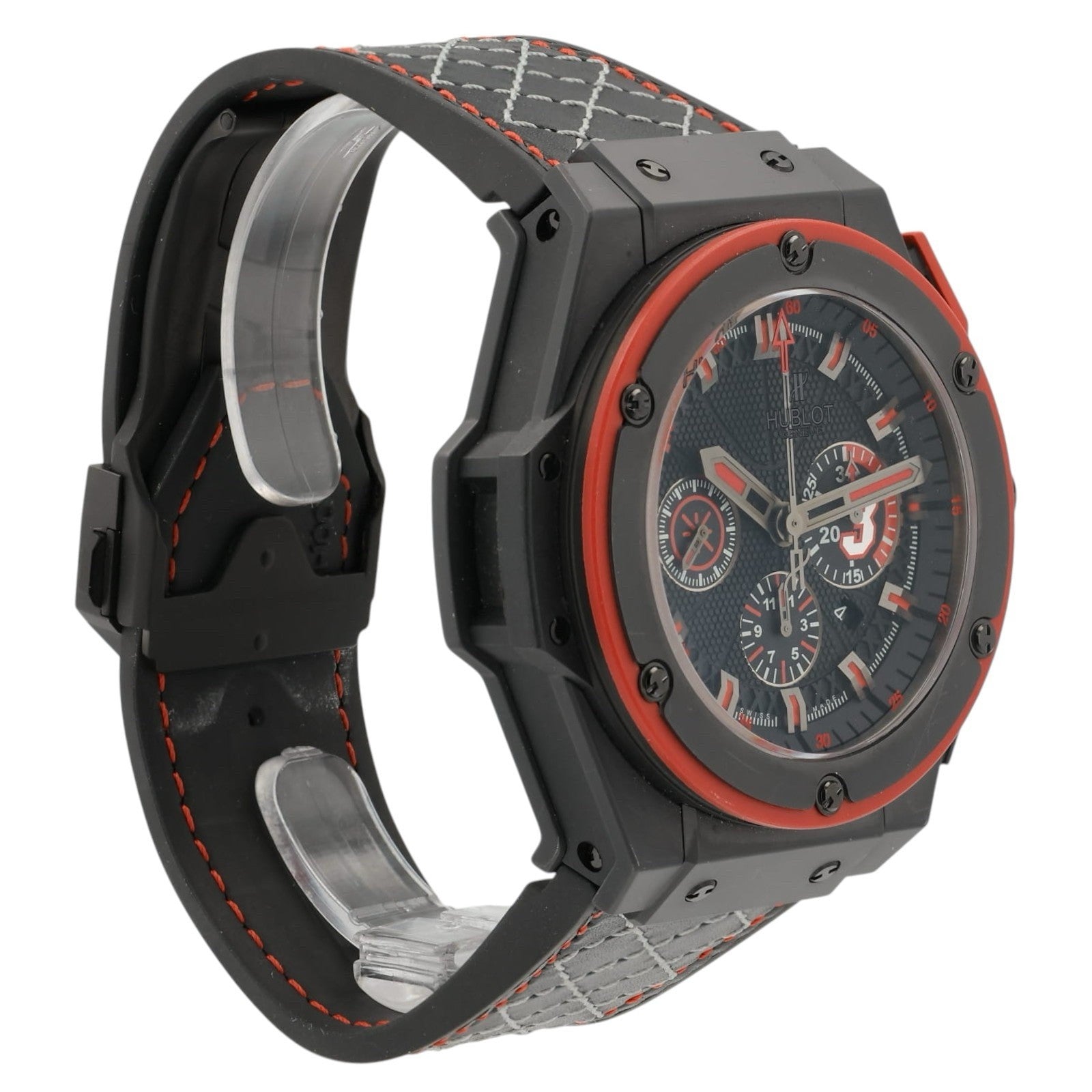 Hublot King Power Dwayne Wade Black Dial Ceramic 48mm Mens 703.CI.1123.VR.DWD11