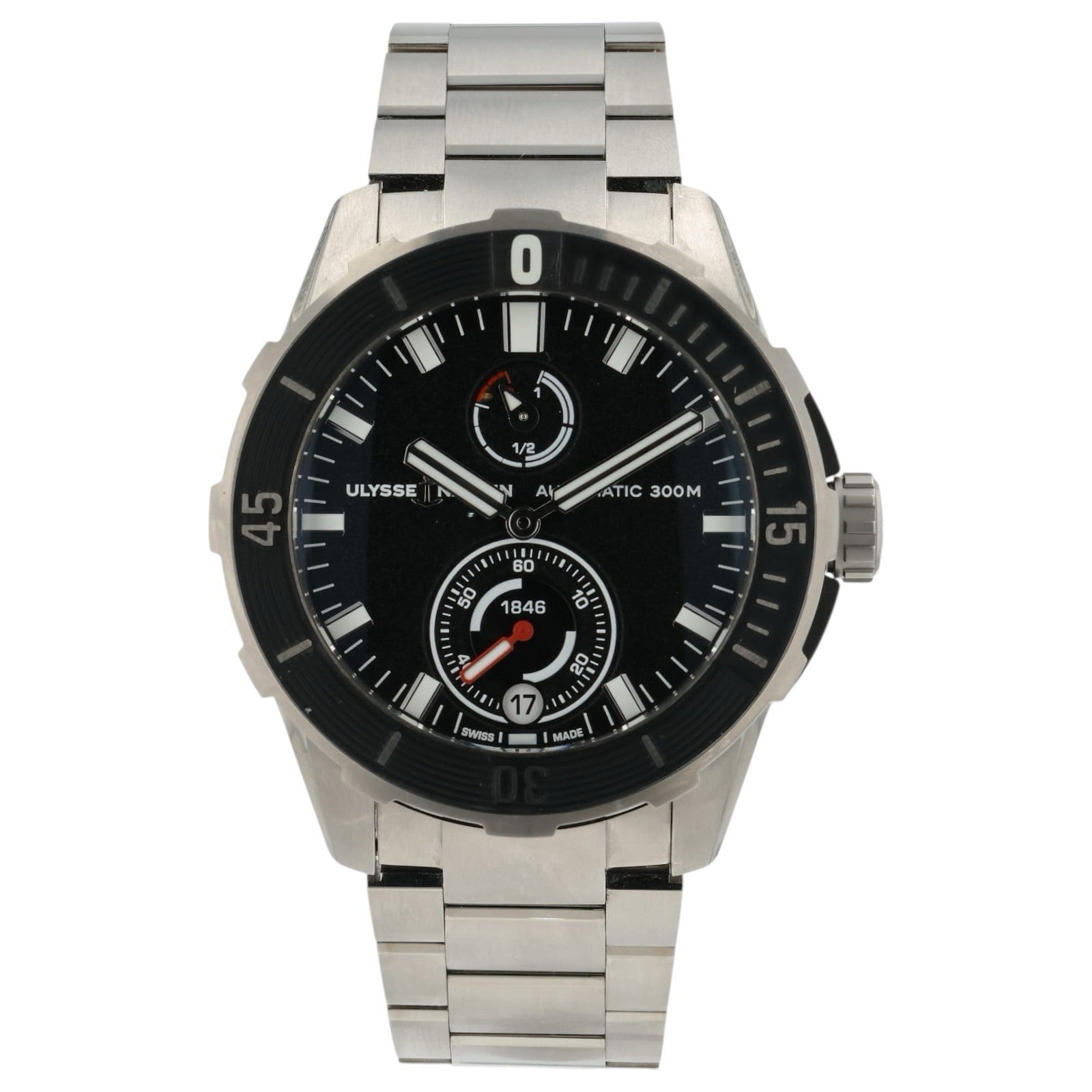 Ulysse Nardin Diver Black Dial Titanium 44mm Automatic Movement Men’s 1183-170