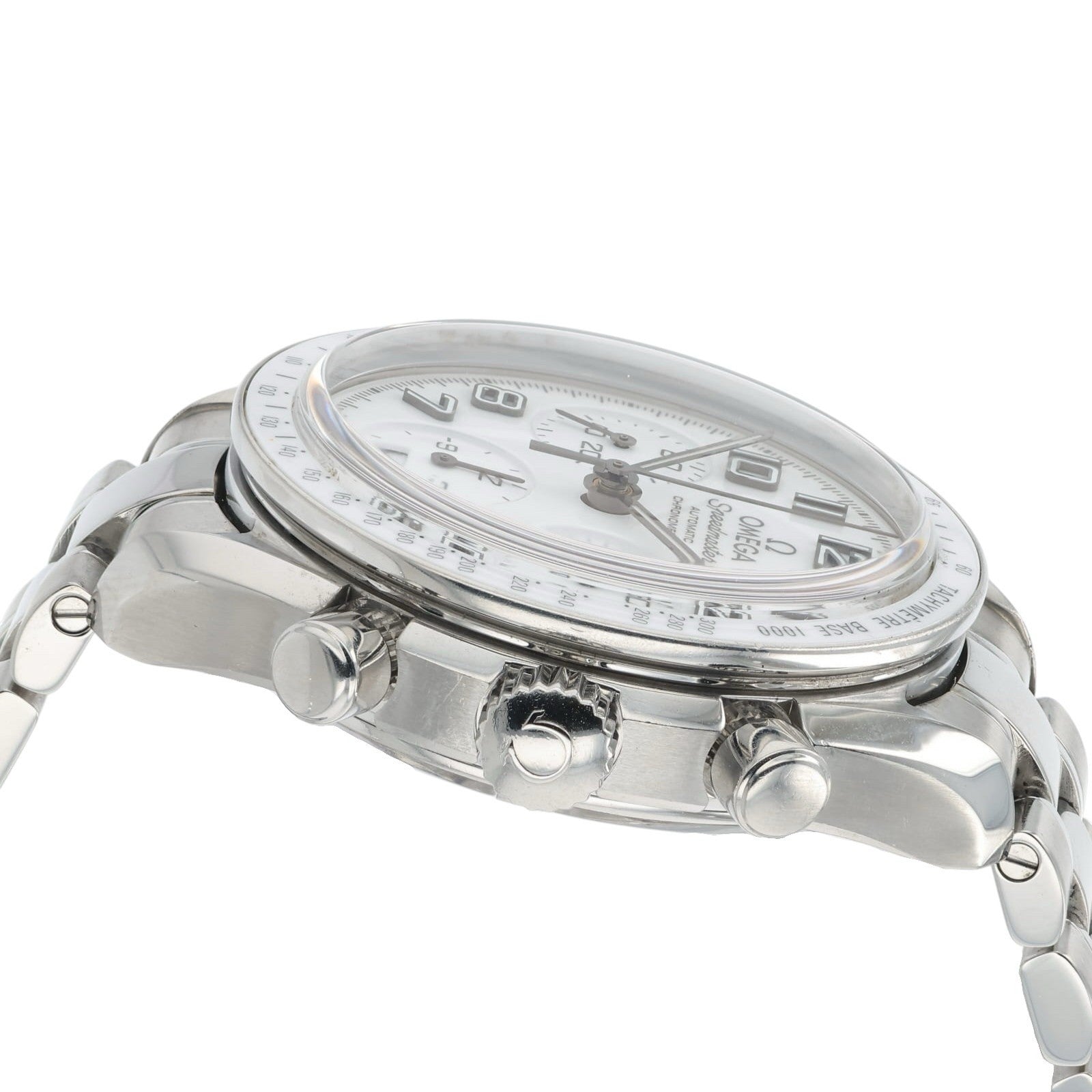 Omega Speedmaster Steel White Dial 38mm Automatic Mens Watch 324.33.38.40.04.001