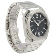 Bvlgari Octo Black Dial Stainless Steel 41mm Automatic Movement Mens Watch BG041