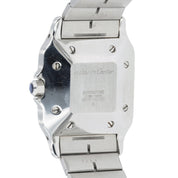 Cartier Santos Galbe White Dial Gold & Steel 41x29mm Automatic Mens Date 2961