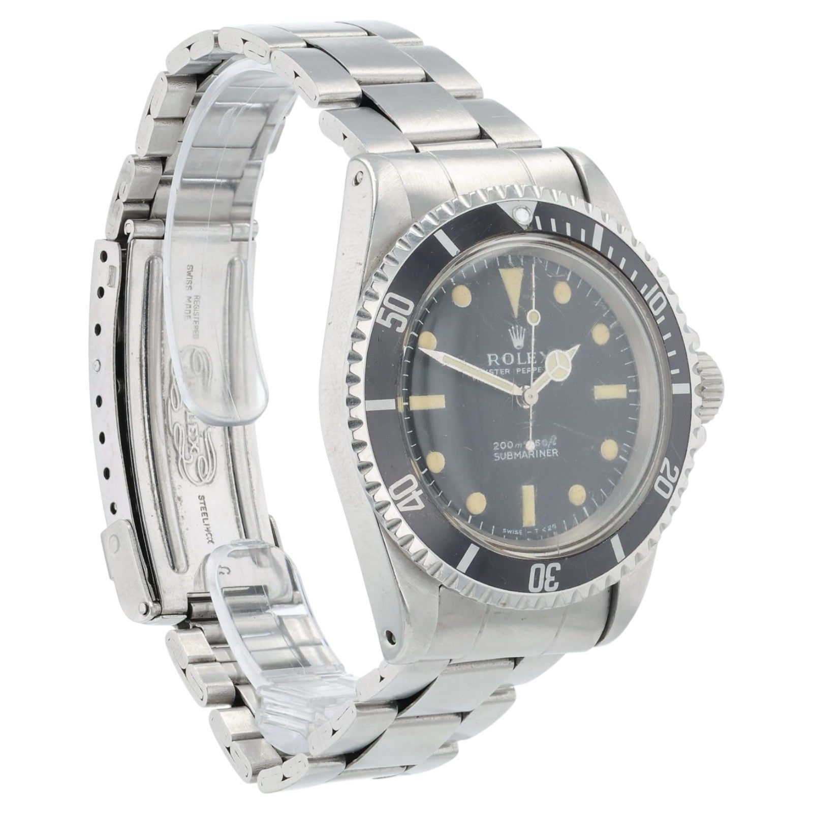 Rolex Submariner Black Dial Stainless Steel 40mm Automatic Men’s Watch 5513