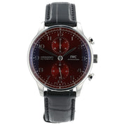 IWC Portugieser Burgundy Dial Stainless Steel 41mm Automatic Men’s IW371616