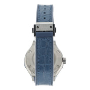 Hublot Classic Fusion Titanium Blue Dial 33mm Quartz Unisex Watch 581.NX.7170.LR