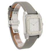 Cartier Santos 100 White Dial Stainless Steel 33x44mm Auto Watch W20129U2