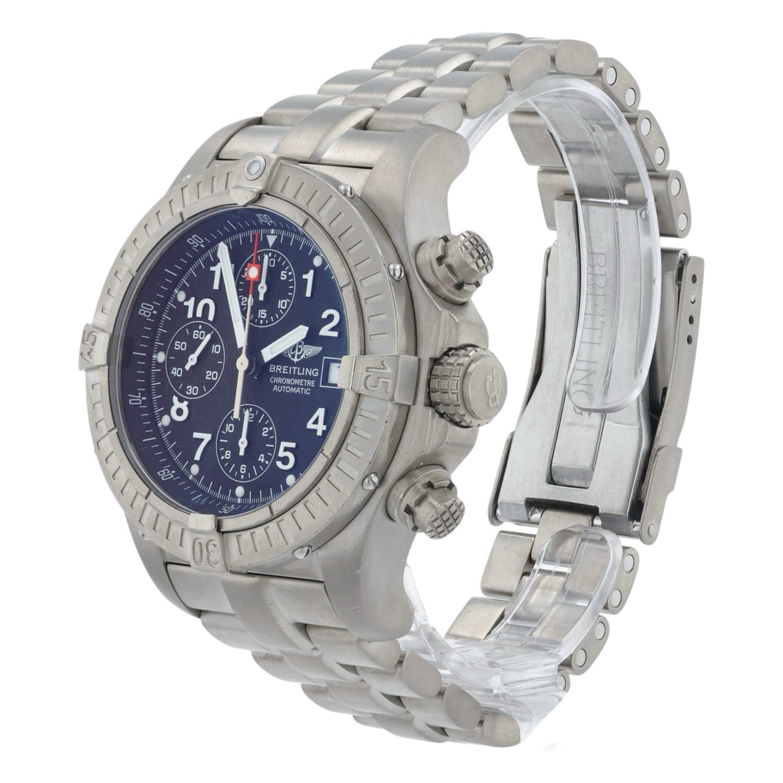Breitling Avenger Chronograph Black Dial Titanium 44mm Automatic Men’s E13360