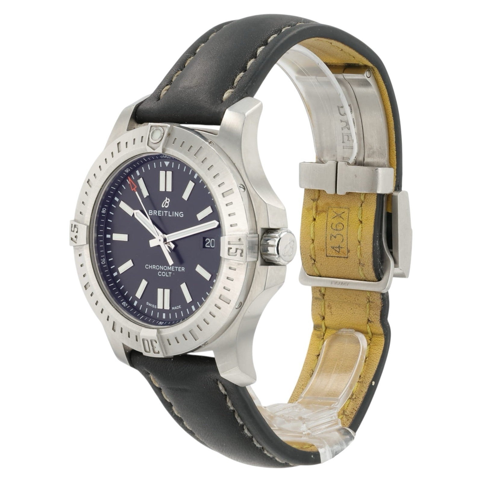 Breitling Colt Black Dial Stainless Steel 44mm Automatic Men’s Watch A17388