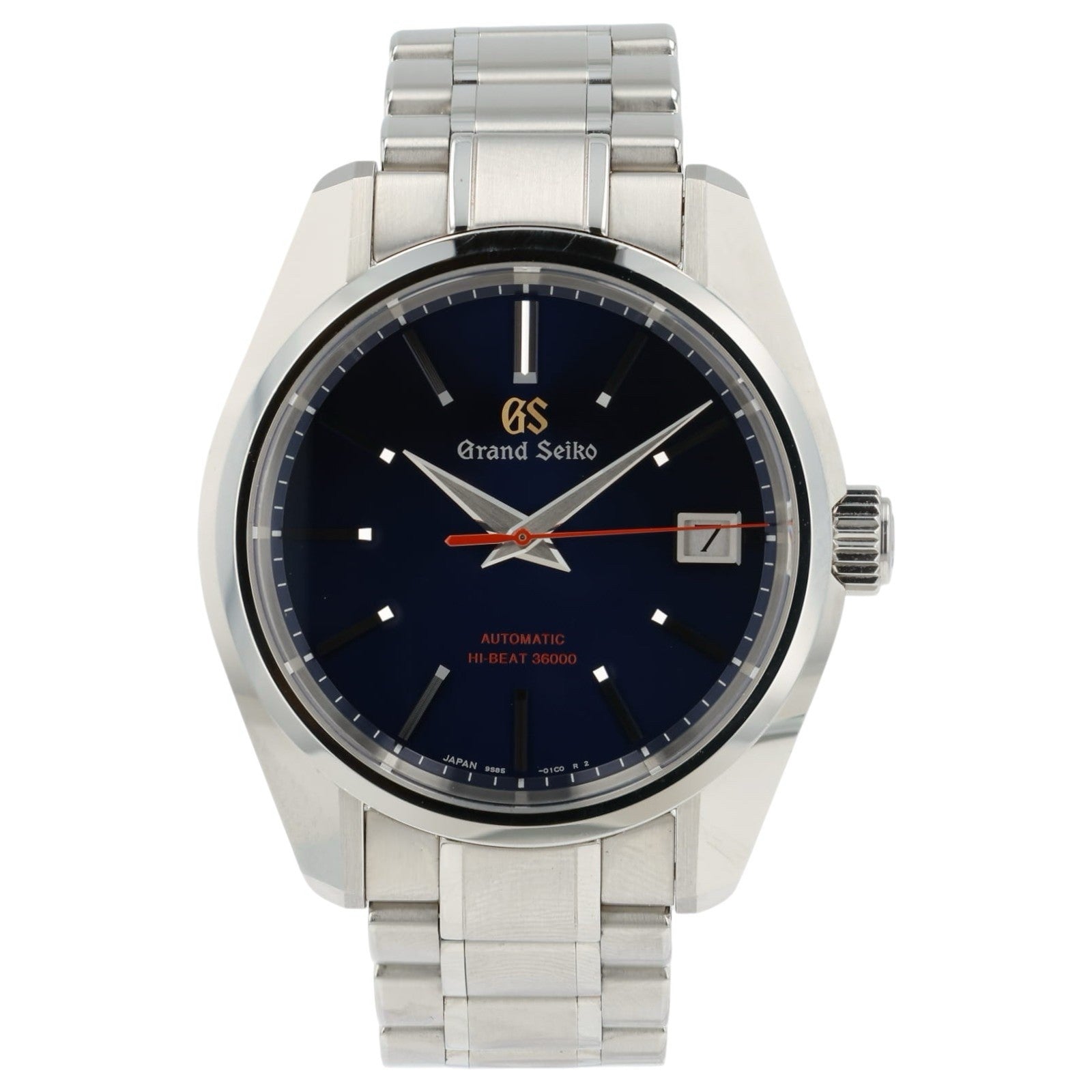 Grand Seiko Heritage Superman Blue Dial Steel 40mm Automatic Mens Watch SBGH281