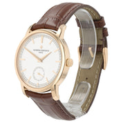 Vacheron Constantine Silver Dial 18k Rose Gold 38mm Manual Wind Mens Watch 82172